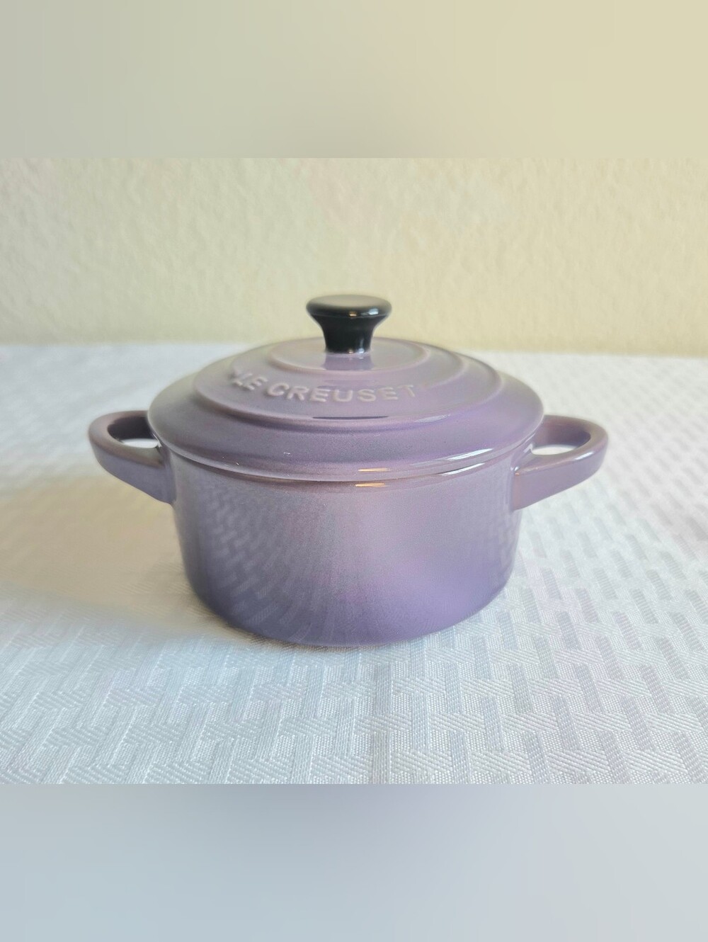Le Creuset Mini Round Cocotte Ultra Violet Purple discontinued HTF Second Choice